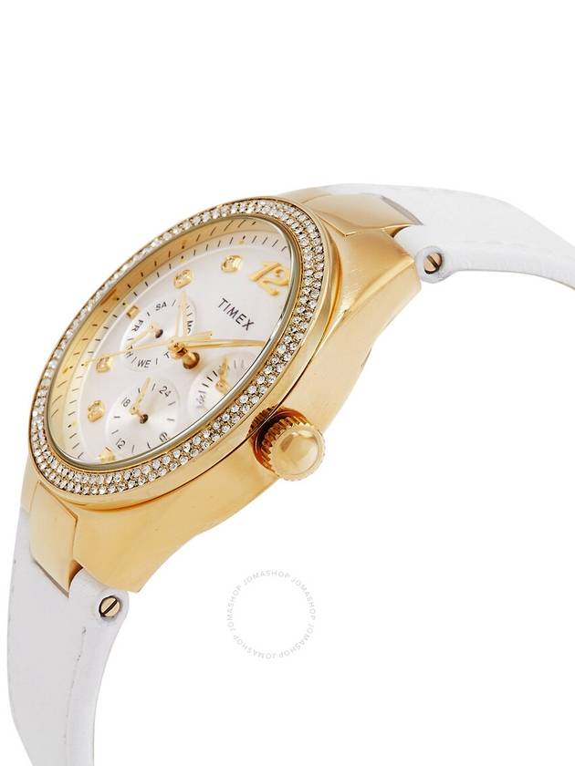 Timex Simone Multifunction Quartz Crystal White Dial Ladies Watch TW2V80500VQ - TIMEX - BALAAN 2