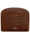 Demi Lune Half Moon Card Wallet Brown - A.P.C. - BALAAN 2