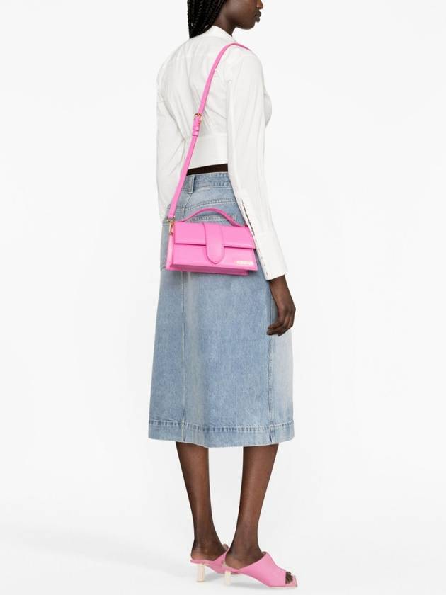 Le Grand Bambino Flap Cross Bag Neo Pink - JACQUEMUS - BALAAN 7