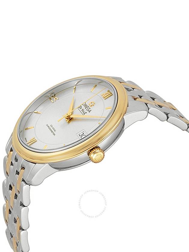 Omega DeVille Prestige Stainless Steel and 18kt Yellow Gold Silver Dial Unisex Watch 42420372002001 - OMEGA - BALAAN 2