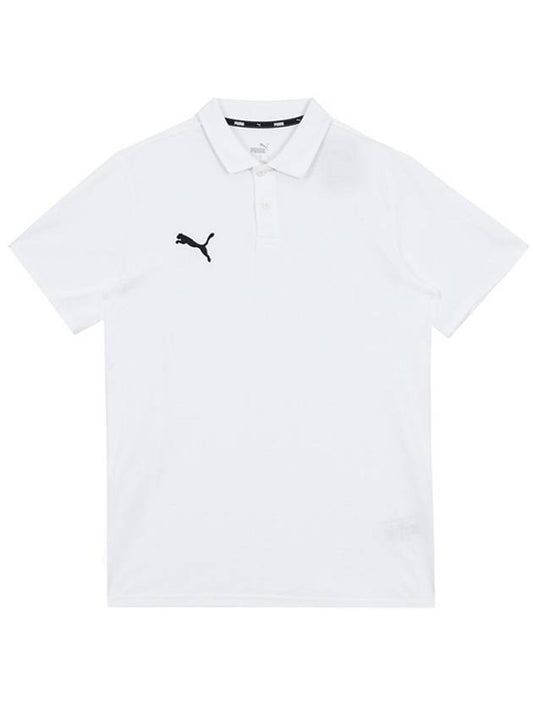 Team Goal Casual Polo Short Sleeve 65860504 White R - PUMA - BALAAN 1