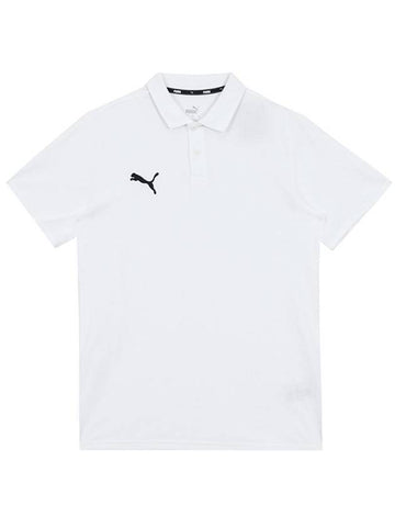 Team Goal Casual Polo Shirt White - PUMA - BALAAN 1