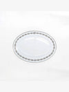 Oval Platinum Chain Porcelain Plate 42cm P004127P - HERMES - BALAAN 3