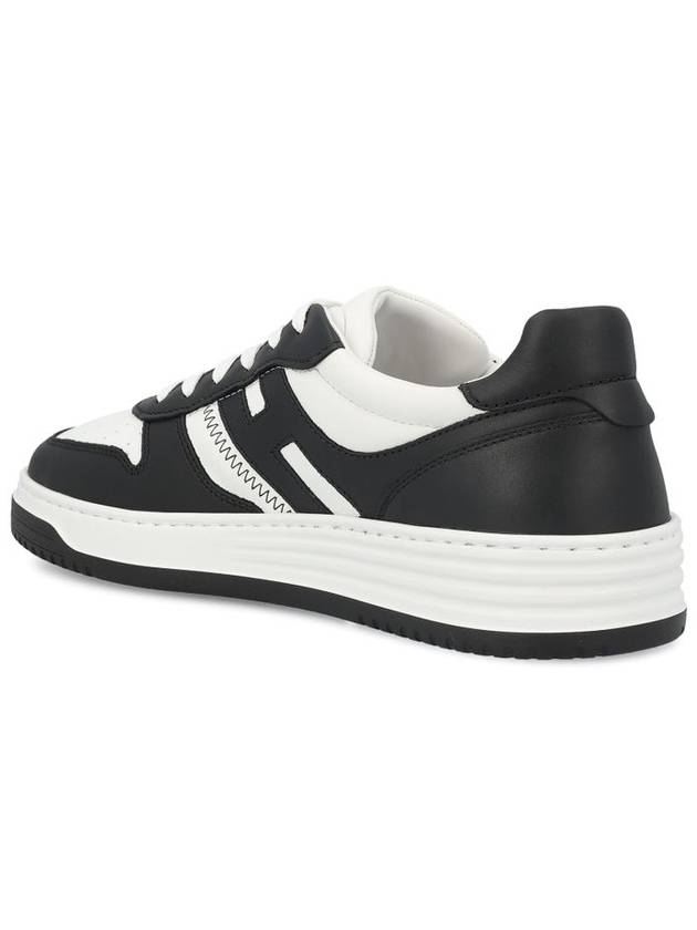 perforated low-top sneakers black - HOGAN - BALAAN 4