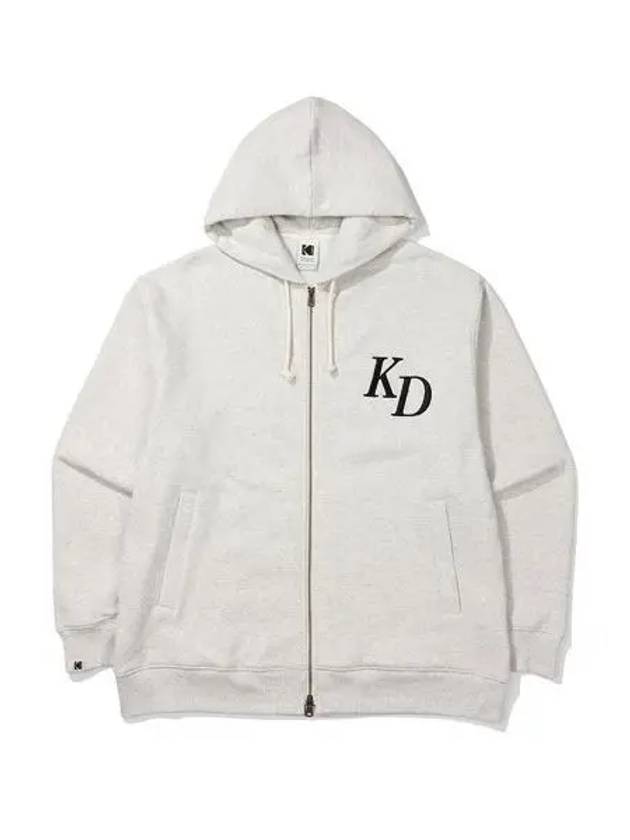 KODAK Essential Brushed Hood Zip up M GREY - KODO - BALAAN 1