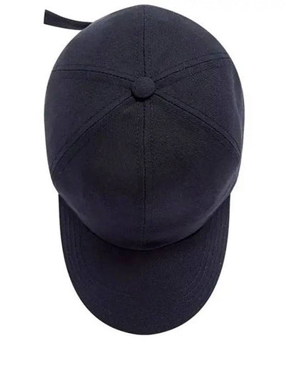 Tricolor Fox Cotton Blend Ball Cap Navy - MAISON KITSUNE - BALAAN 2