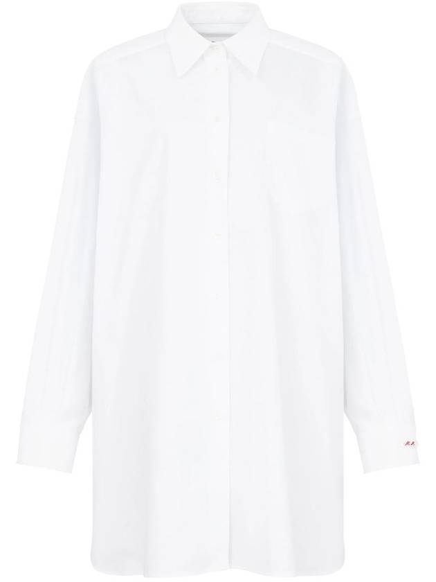 Oversized Long Sleeve Shirt Optical White - MAISON MARGIELA - BALAAN 2