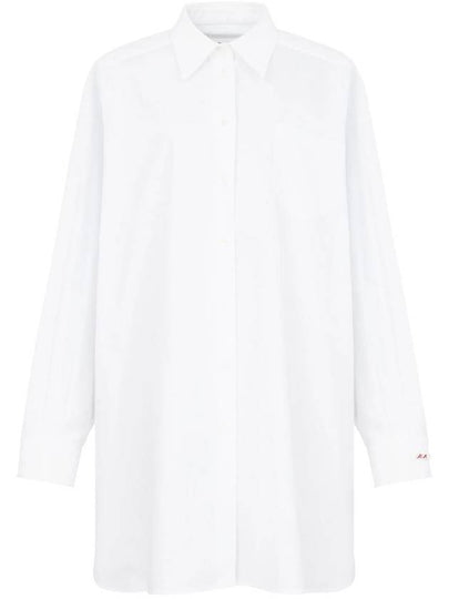 Oversized Long Sleeve Shirt Optical White - MAISON MARGIELA - BALAAN 2