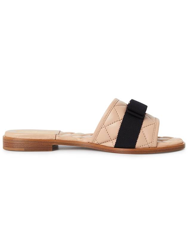 Vara Quilted Slippers Beige - SALVATORE FERRAGAMO - BALAAN 5