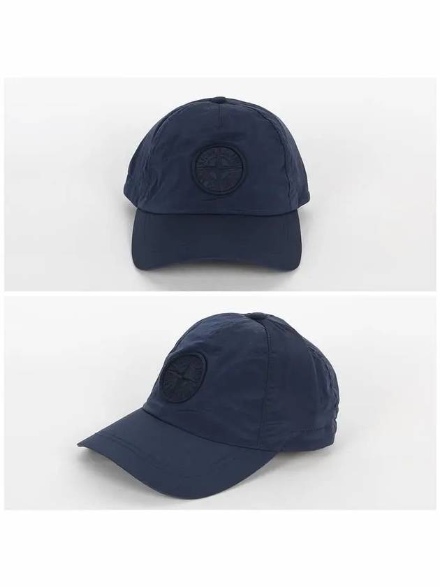 Logo Nylon Metal 6-Panel Ball Cap Navy - STONE ISLAND - BALAAN 3