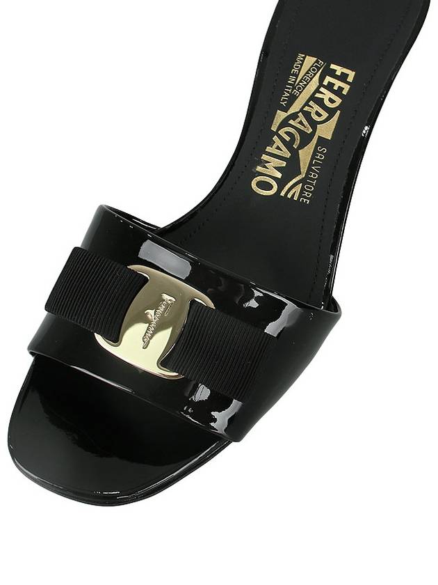 Vara Bow Sandal Heels Black - SALVATORE FERRAGAMO - BALAAN 8