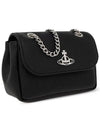 Biogreen Small Chain Shoulder Bag Black - VIVIENNE WESTWOOD - BALAAN 4