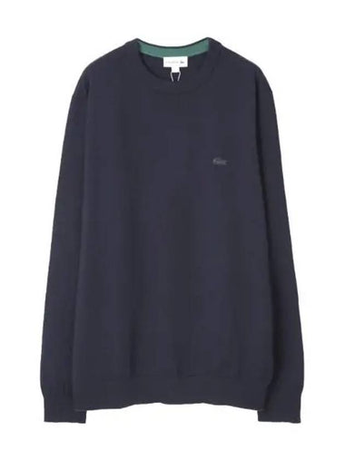 Crewneck merino wool sweater - LACOSTE - BALAAN 1