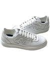 CC Logo Calfskin Low Top Sneakers White - CHANEL - BALAAN 2