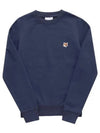 Fox Head Patch Regular Sweatshirt Midnight Blue - MAISON KITSUNE - BALAAN 2