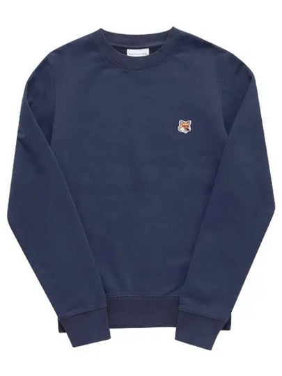 Fox Head Patch Regular Sweatshirt Midnight Blue - MAISON KITSUNE - BALAAN 2