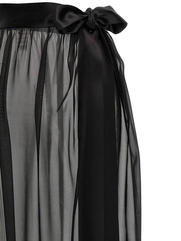 Dolce & Gabbana Chiffon Long Skirt - DOLCE&GABBANA - BALAAN 4