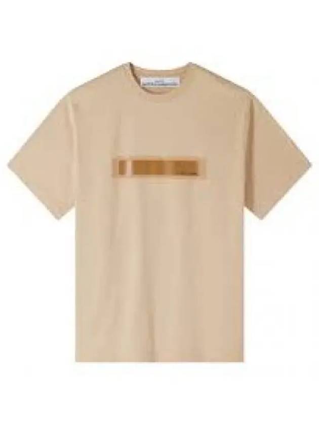 Jean Homme Short Sleeve T-shirt Beige - A.P.C. - BALAAN 2