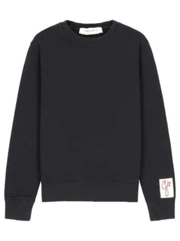 Cotton Crew Neck Sweatshirt Black - GOLDEN GOOSE - BALAAN 2