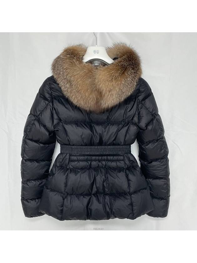 Boed fox fur short down padding black - MONCLER - BALAAN 3