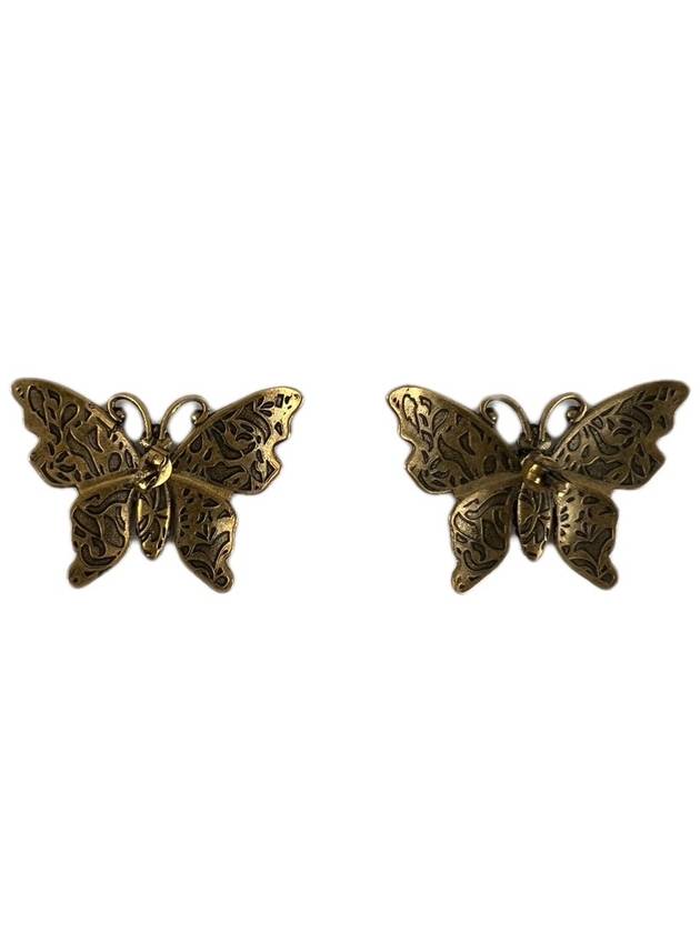 Crystal Stud Butterfly Earrings 503919 - GUCCI - BALAAN 5