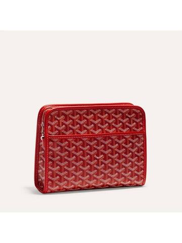 Jouvence MM Toiletry Clutch Bag Red - GOYARD - BALAAN 1