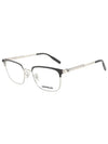 Eyewear Titanium Asian Fit Black Silver Glasses Frame - MONTBLANC - BALAAN 3