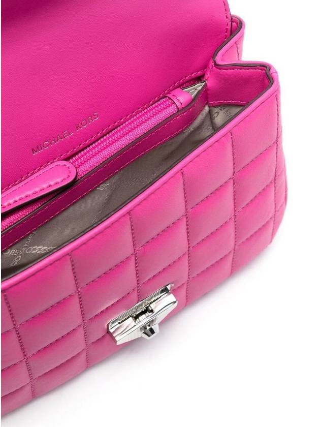 Fuchsia Pink Soho Quilted Shoulder Bag In Leather Woman - MICHAEL KORS - BALAAN 4