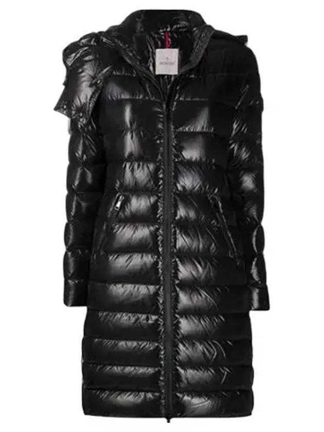 Moka Goose Down Long Padding Black - MONCLER - BALAAN 2