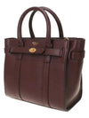 Bayswater Zipped Mini Classic Grain Tote Bag Oxblood - MULBERRY - BALAAN 3