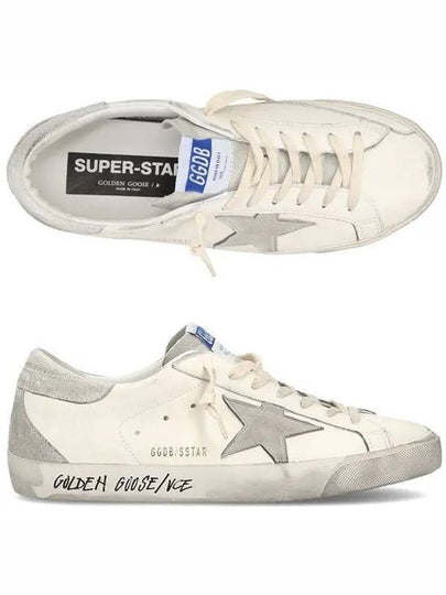 Super Star Suede Leather Low Top Sneaker White - GOLDEN GOOSE - BALAAN 2