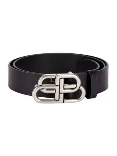 Men's BB Buckle Large Belt Black - BALENCIAGA - BALAAN 2