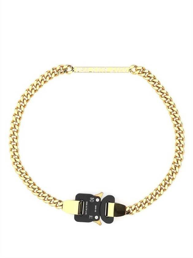 tone buckle chain necklace gold - 1017 ALYX 9SM - BALAAN 1