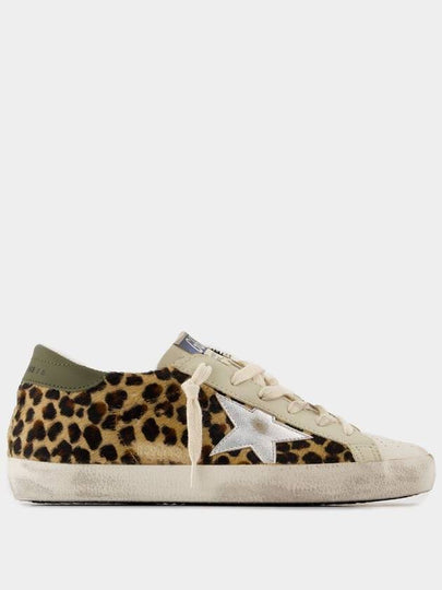 Superstar Classic Leopard Low Top Sneakers Brown - GOLDEN GOOSE - BALAAN 2