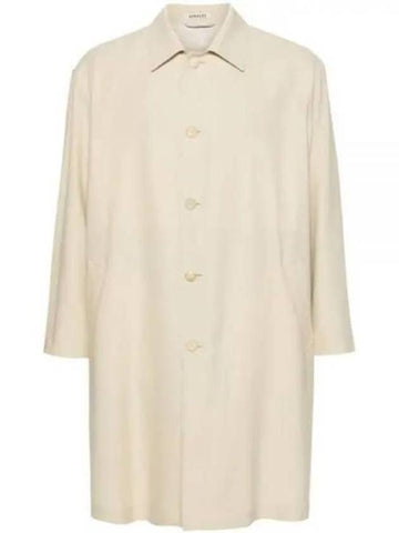 Coat A24SC01WG Ivory - AURALEE - BALAAN 1