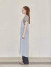 See through sleeveless long dress sky blue - LESEIZIEME - BALAAN 6