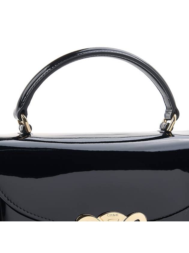 Black Gold Teen Patent Nino Bag 118113FYJ 38NO - CELINE - BALAAN 8