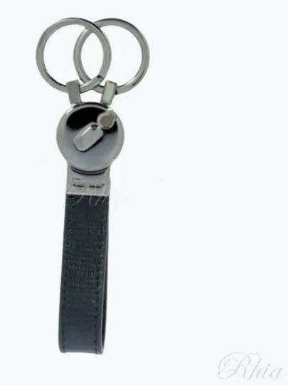 Gancini Revival Key Holder Black - SALVATORE FERRAGAMO - BALAAN 2