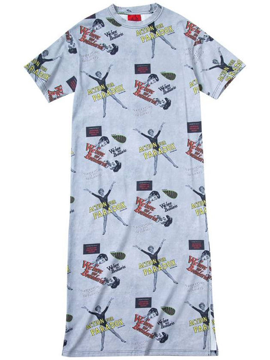 oversized graphic dress - CONECTX - BALAAN 2