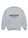 Represent Owners Club Sweatshirt Ash Grey - REPRESENT - BALAAN 1