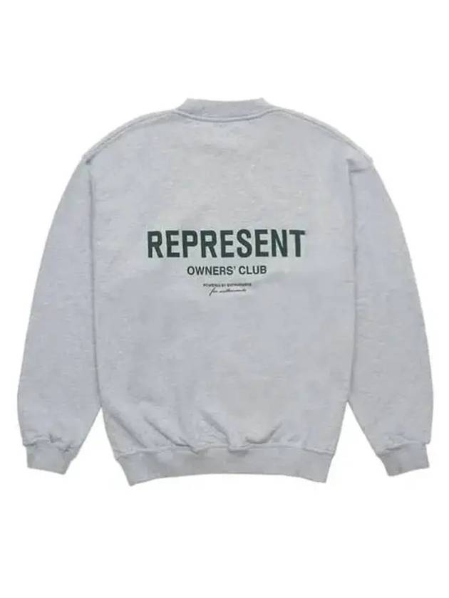 Represent Owners Club Sweatshirt Ash Grey - REPRESENT - BALAAN 1