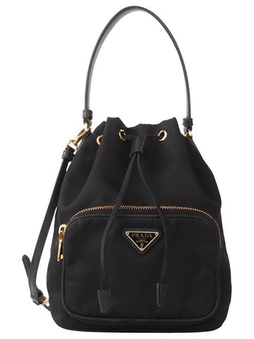 1BH038 Duet Pocono Re Nylon Bucket Cross Bag 34257 - PRADA - BALAAN 1