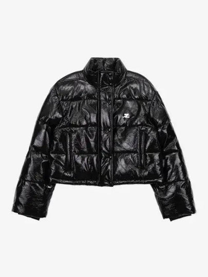 Vinyl Padding Jacket Black - COURREGES - BALAAN 2