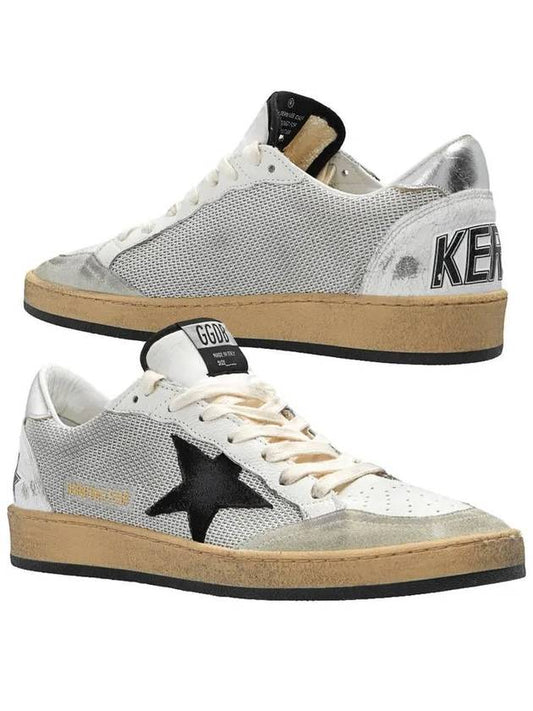 Ball Star Low Top Sneakers White Grey - GOLDEN GOOSE - BALAAN 2