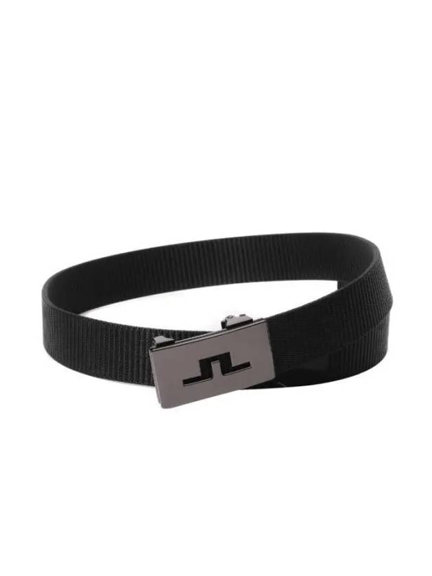 Men's Roy Webbing Belt Black - J.LINDEBERG - BALAAN 1