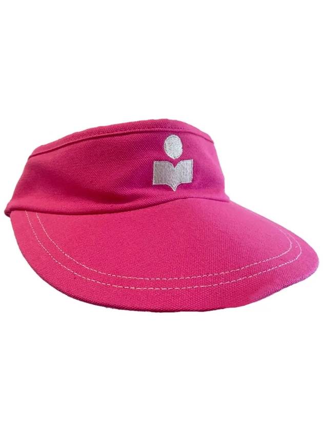 Tyry Embroidery Logo Visor Cap Pink - ISABEL MARANT - BALAAN 4