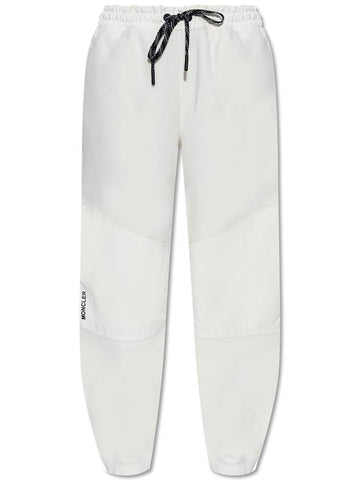 Polartec track pants ivory - MONCLER - BALAAN 1