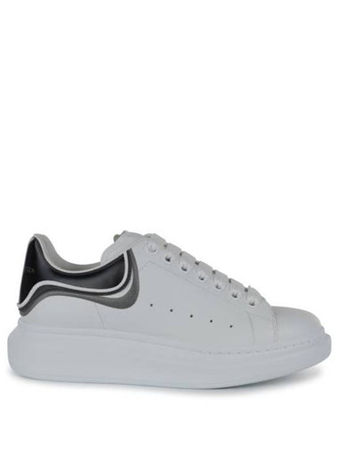 Oversized Sole Black Tab Low Top Sneakers White - ALEXANDER MCQUEEN - BALAAN 1