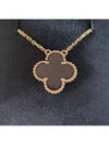 Vintage Alhambra Pendant Necklace Gold Black - VANCLEEFARPELS - BALAAN 2