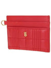 TB Quilted Card Wallet Red - BURBERRY - BALAAN 3